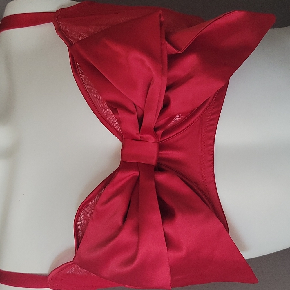 VS Dream Angels Balconette Satin Bow Bra NWT - Picture 5 of 8